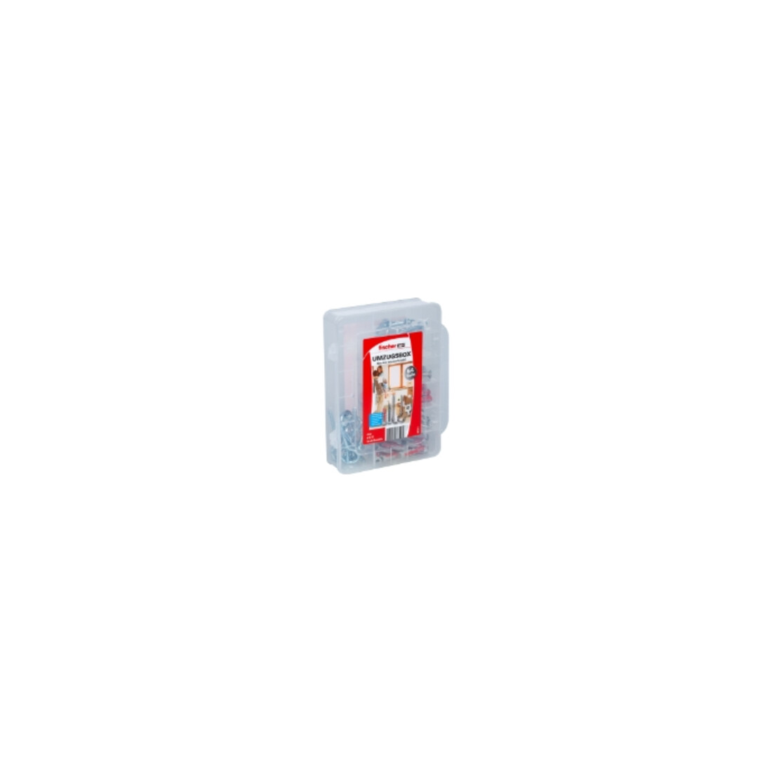 fischer Umzugsbox DuoPower 6 und 8 mm 64-teilig