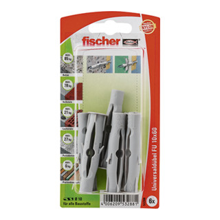 fischer Universaldübel FU 10 x 60 K SB-Karte