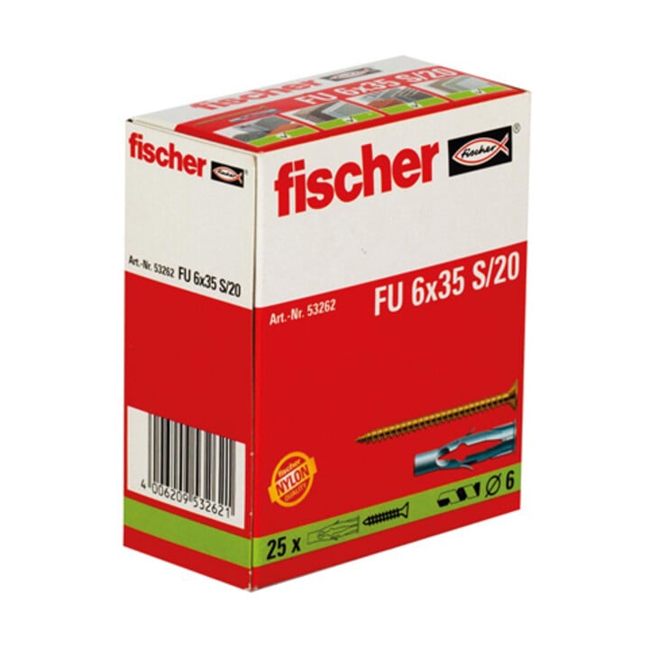 fischer Universaldübel FU 6x35 S/20