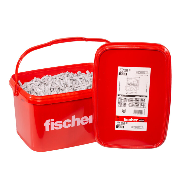 fischer Universaldübel UX 6x35 R Eimer