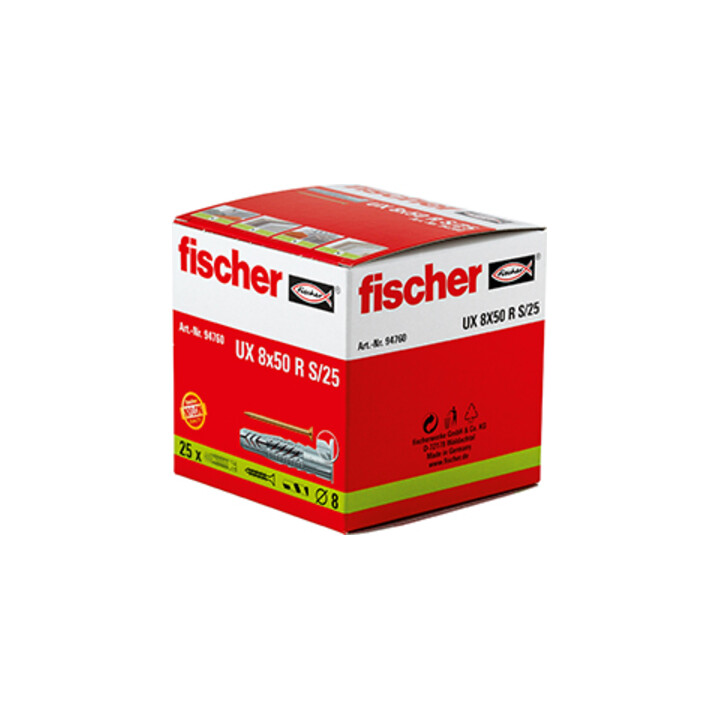 fischer Universaldübel UX 8x50 R S/25