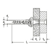 fischer Universaldübel UX 8x50 WH N K(2)-4