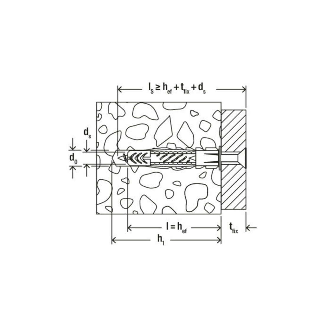 fischer Universaldübel UX 8x50 WH N K(2)