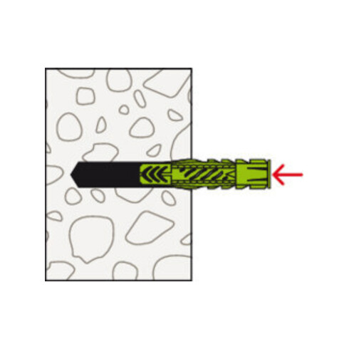 fischer Universaldübel UX Green 10x60 R K (6)