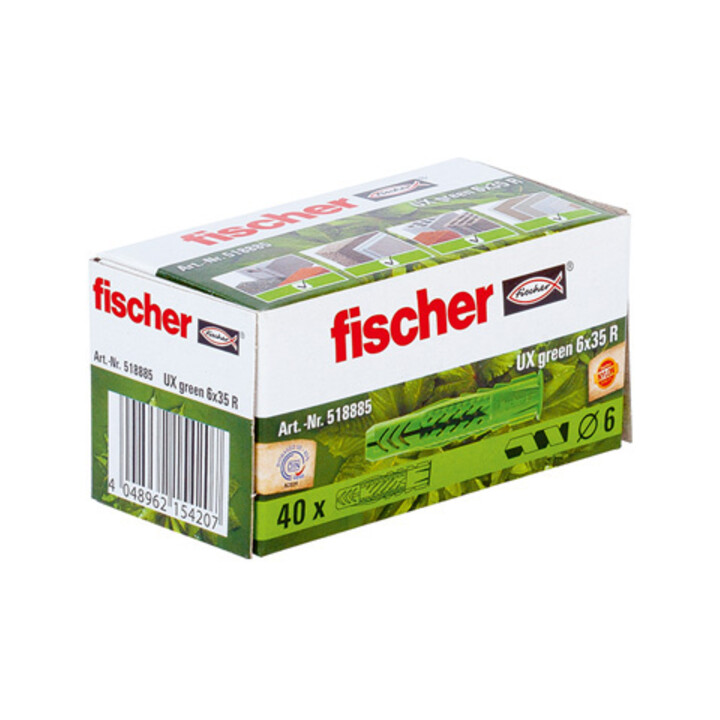 fischer Universaldübel UX GREEN 6x35 R