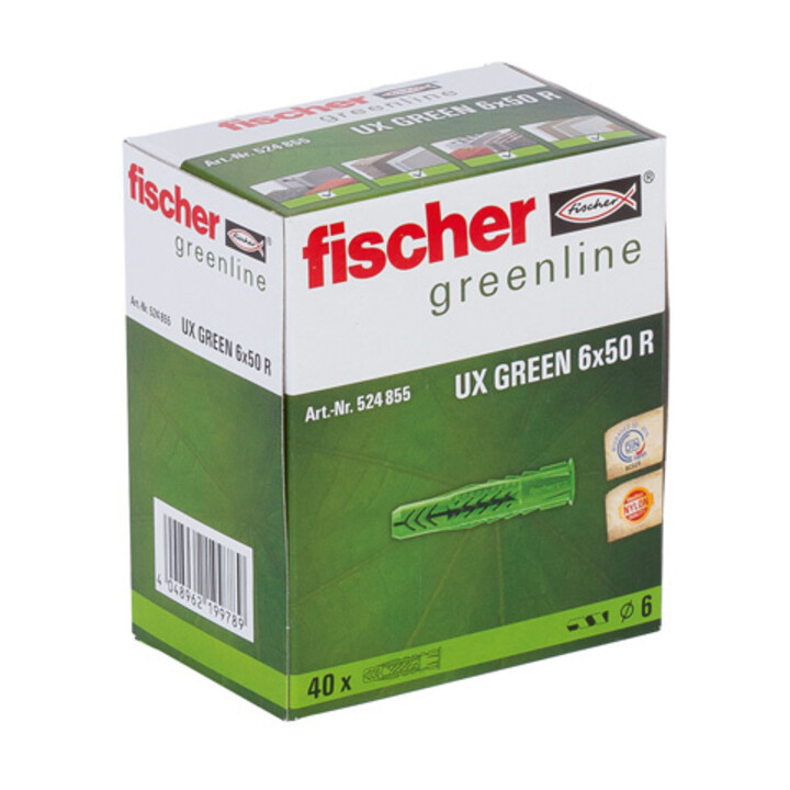 fischer Universaldübel UX GREEN 6x50 R