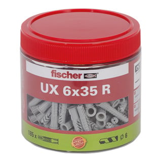 fischer Universaldübel UX R 6x35 R Dose