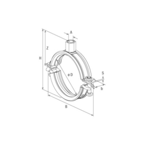 fischer Universalrohrschelle FRS-L 31-37