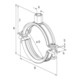 fischer Universalrohrschelle FRS-L 46-52-5