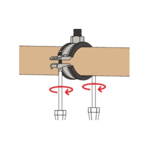 fischer Rohrschelle FRS-L Universal