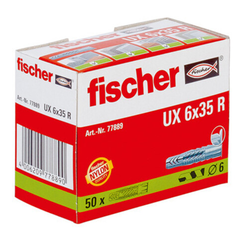 Fischer  universele plug UX 6x35 R