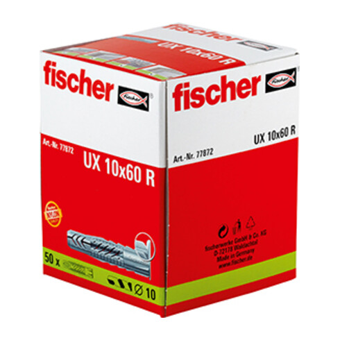 Fischer  universele plug UX 10x60 R