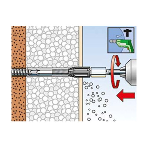 fischer Verankerungssystem Thermax 8/180 M6