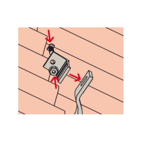 fischer Verbindungswinkel RH-Dachhaken LAB AL