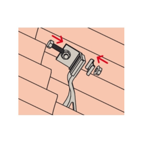 fischer Verbindungswinkel RH-Dachhaken LAB AL