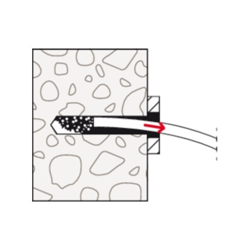 fischer Vis à béton UltraCut FBS II 14 x 210 145/125/95 US à tête hexagonale avec rondelle intégrée