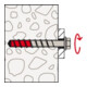 fischer Vis à béton UltraCut FBS II 8 x 160 110/95 US R à tête hexagonale avec rondelle intégrée