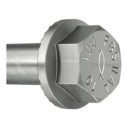 fischer Vis à béton UltraCut FBS II 8 x 160 110/95 US R à tête hexagonale avec rondelle intégrée