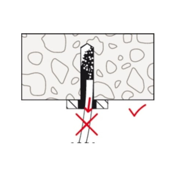 fischer Vis à béton UltraCut FBS II 8x190 140/125 US TX à tête hexagonale avec rondelle intégrée et empreinte TX