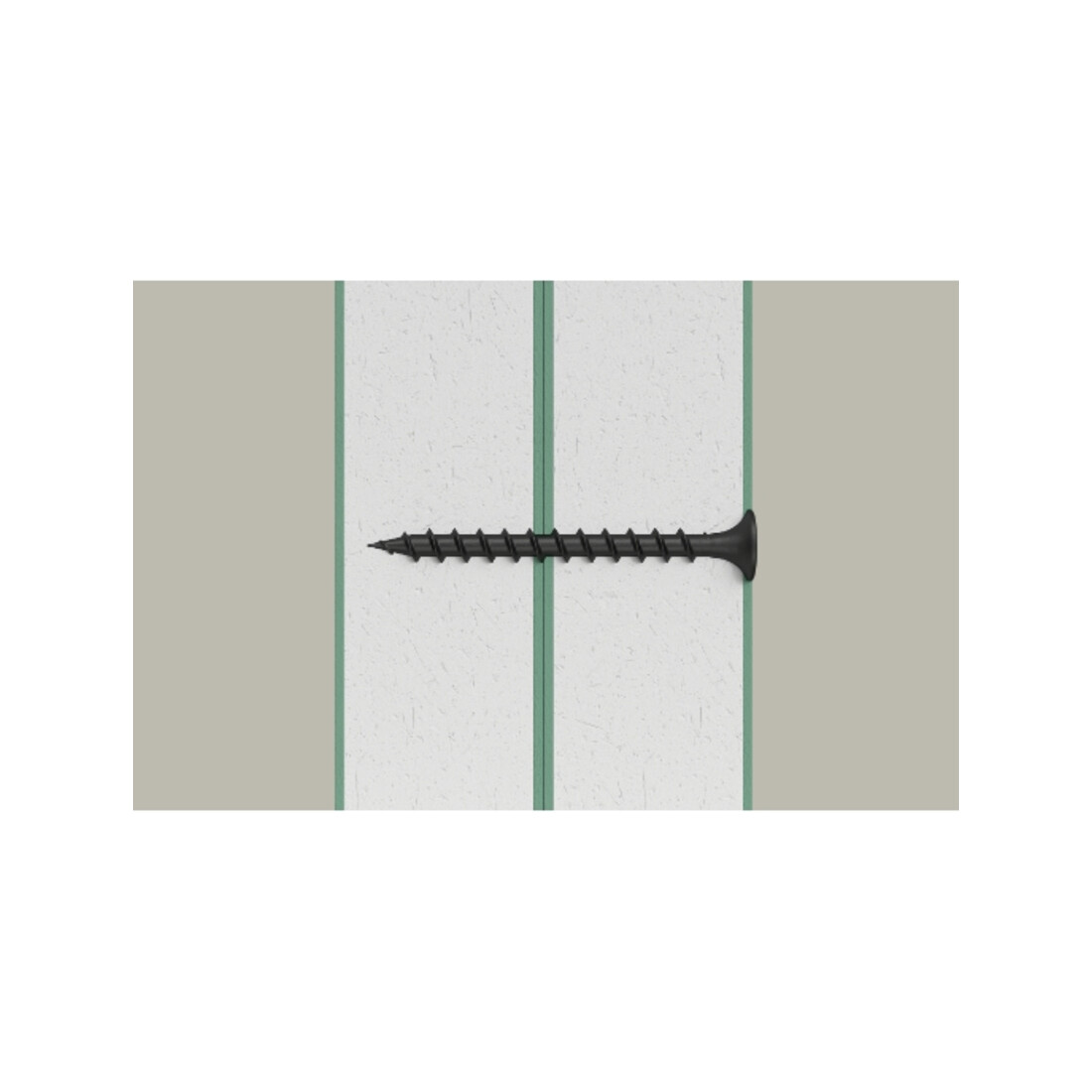 Vis pour cloisons sèches fischer TPR à filetage grossier, tête de trompette PH