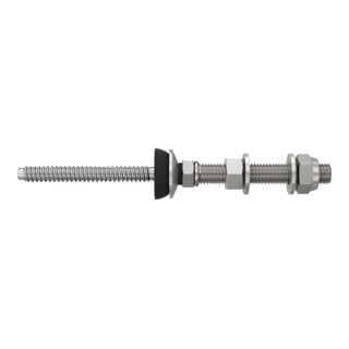 fischer vis à double filetage tôle ondulée STSI M10 x 181 A2 acier inoxydable A2