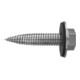 fischer vis autoforeuse 6,0 x 25 mm EPDM A2 acier inoxydable A2