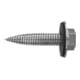 fischer vis autoforeuse 6,0 x 25 mm EPDM A2 acier inoxydable A2