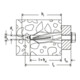 fischer Vis de sécurité 7,0x89 FUS R-3