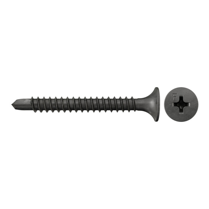 fischer Vis pour cloison sèche 3,5 x 25 tête trompette, phosphatée FG BS PH