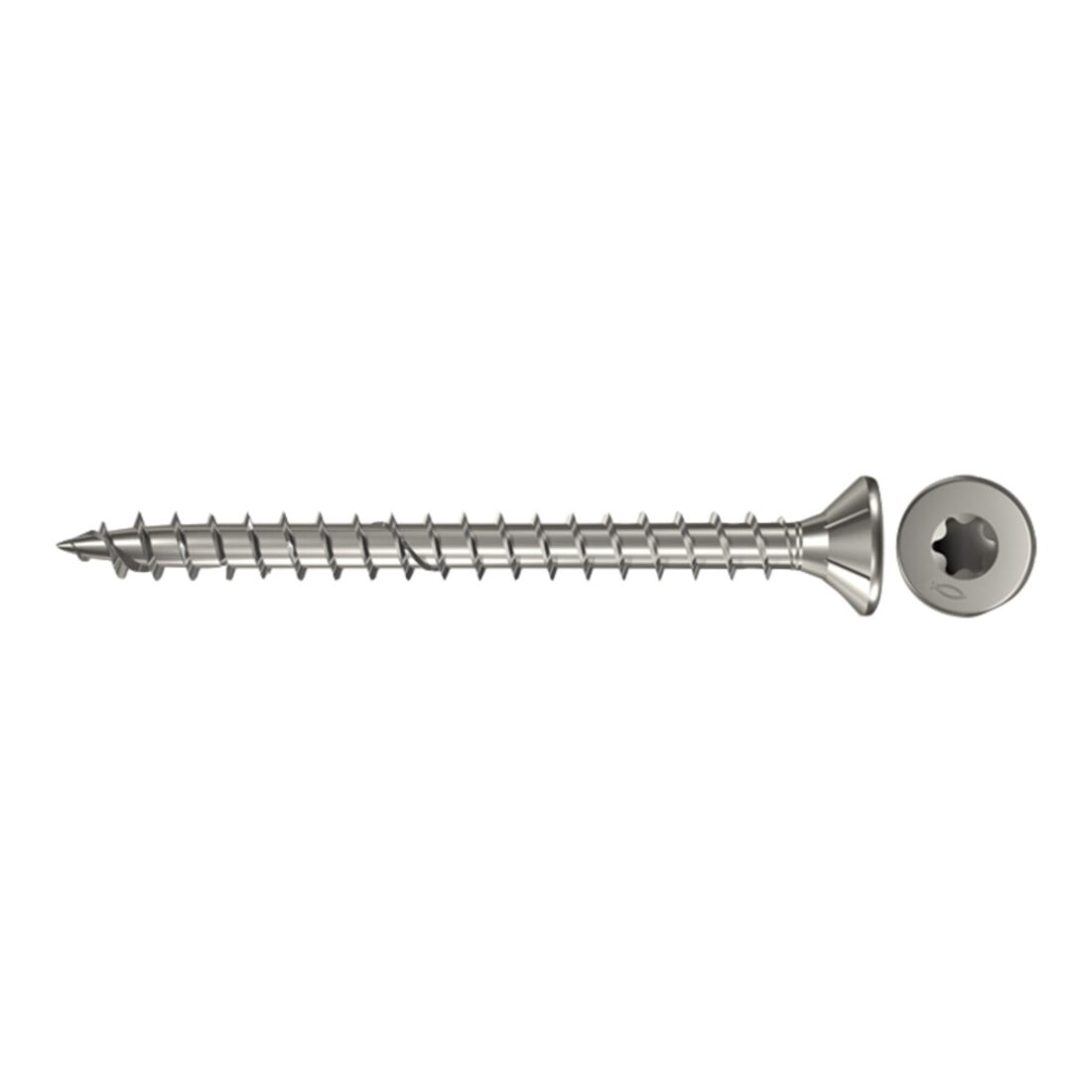 Vis à tête fraisée fischer Power-Fast FPF-ST, empreinte TX, inox A4, filetage total