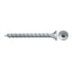 fischer Vis PowerFast II FPF II CTF 6,0x50 BC 400 Tête fraisée, empreinte TX, zingué blanc, filetage total
