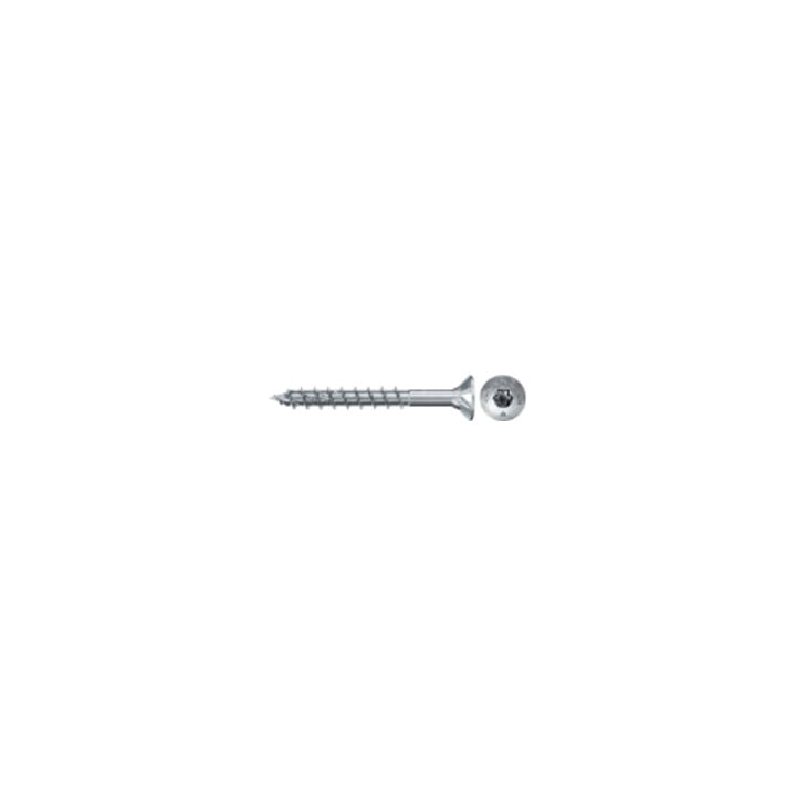 fischer Vis PowerFast II FPF II CTP 4,0x35 BC 500 Tête fraisée, empreinte TX, zingué blanc, filetage partiel