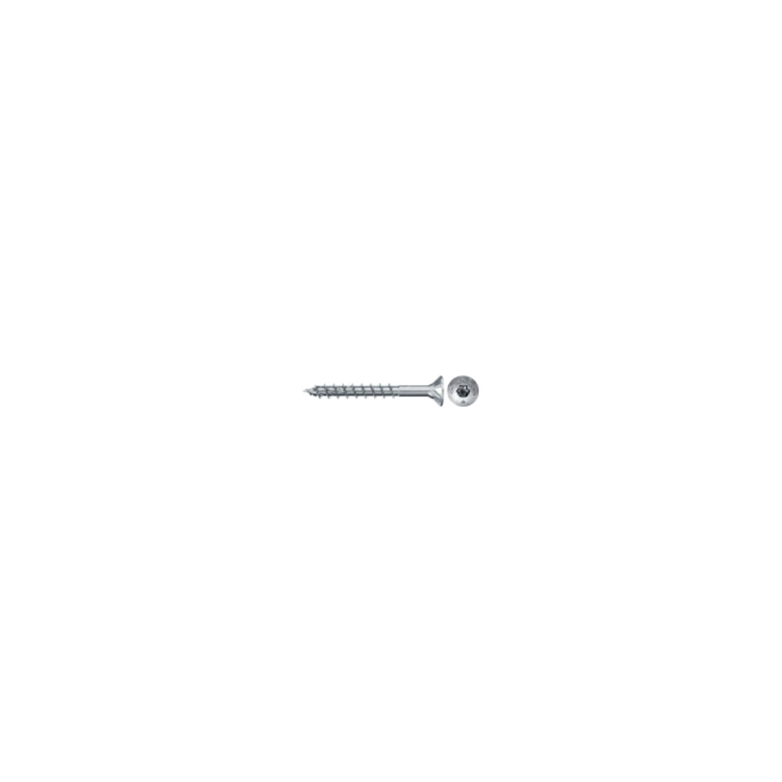 fischer Vis PowerFast II FPF II CTP 4,0x35 BC 500 Tête fraisée, empreinte TX, zingué blanc, filetage partiel