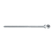 fischer Vis PowerFast II FPF II CTP 5,0X120 BC 50 Tête fraisée, empreinte TX, zingué blanc, filetage partiel-2