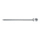 fischer Vis PowerFast II FPF II CTP 5,0x60 BC 500 Tête fraisée, empreinte TX, zingué blanc, filetage partiel