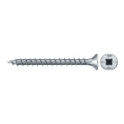 fischer Vis PowerFast II FPF II CZF 3,0x30 BC 300 Tête fraisée, empreinte PZ, zingué blanc, filetage total-4