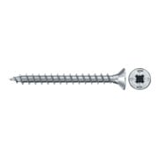 fischer Vis PowerFast II FPF II CZF 3,0x35 BC 300 Tête fraisée, empreinte PZ, zingué blanc, filetage total-5