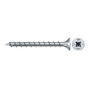fischer Vis PowerFast II FPF II CZF 6,0x40 BC 500 Tête fraisée, empreinte PZ, zingué blanc, filetage total-5