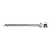 fischer Vis PowerFast II FPF II CZP 3,5x45 BC 500 Tête fraisée, empreinte PZ, zingué blanc, filetage partiel-5