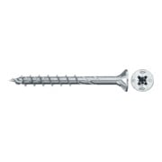 fischer Vis PowerFast II FPF II CZP 6,0x60 BC 30 Tête fraisée, empreinte PZ, zingué blanc, filetage partiel-5