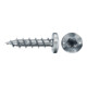 fischer Vis PowerFast II FPF II PTF 4,0x20 BC 200 Tête cylindrique bombée, empreinte TX, zingué blanc, filetage total