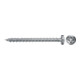 fischer Vis PowerFast II FPF II PZF 4,5x20 BC 200 Tête cylindrique bombée, empreinte PZ, zingué blanc, filetage total