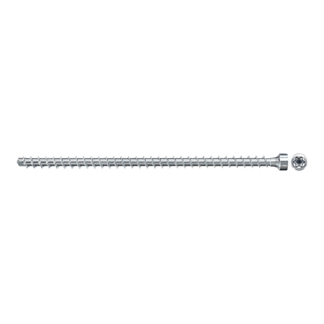 fischer voldraad constructieschroef Powerfull II CHTF 10,0x600 BC 25 TX cilinderkop elektrolytisch verzinkt staal
