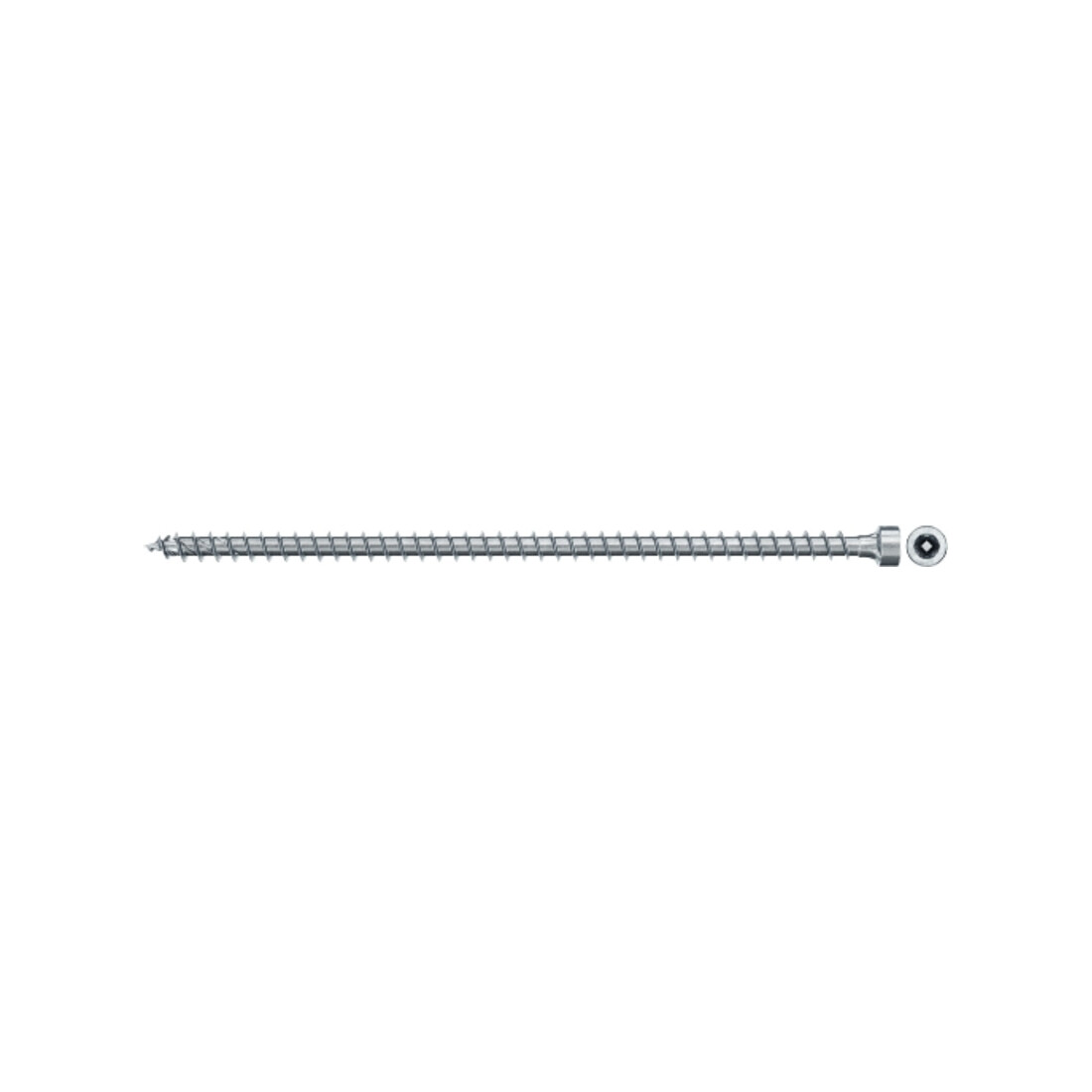 fischer voldraad constructieschroef Powerfull II CHTF 8,0x240 BC 50 TX cilinderkop elektrolytisch verzinkt staal