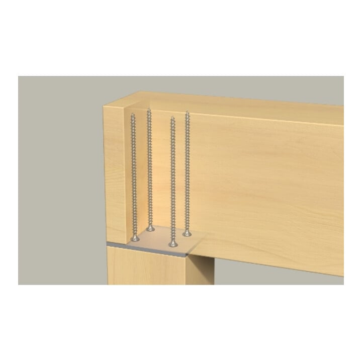 fischer voldraad constructieschroef Powerfull II CTF 8,0x140 BC 50 TX verzonken kop elektrolytisch verzinkt staal