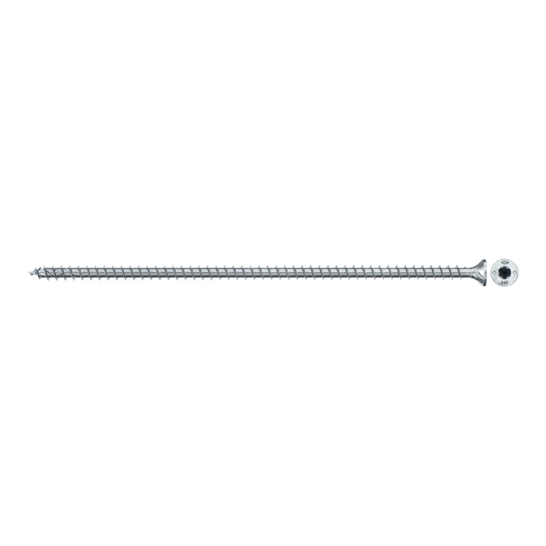 fischer voldraad constructieschroef Powerfull II CTF 8,0x220 BC 50 TX verzonken kop elektrolytisch verzinkt staal