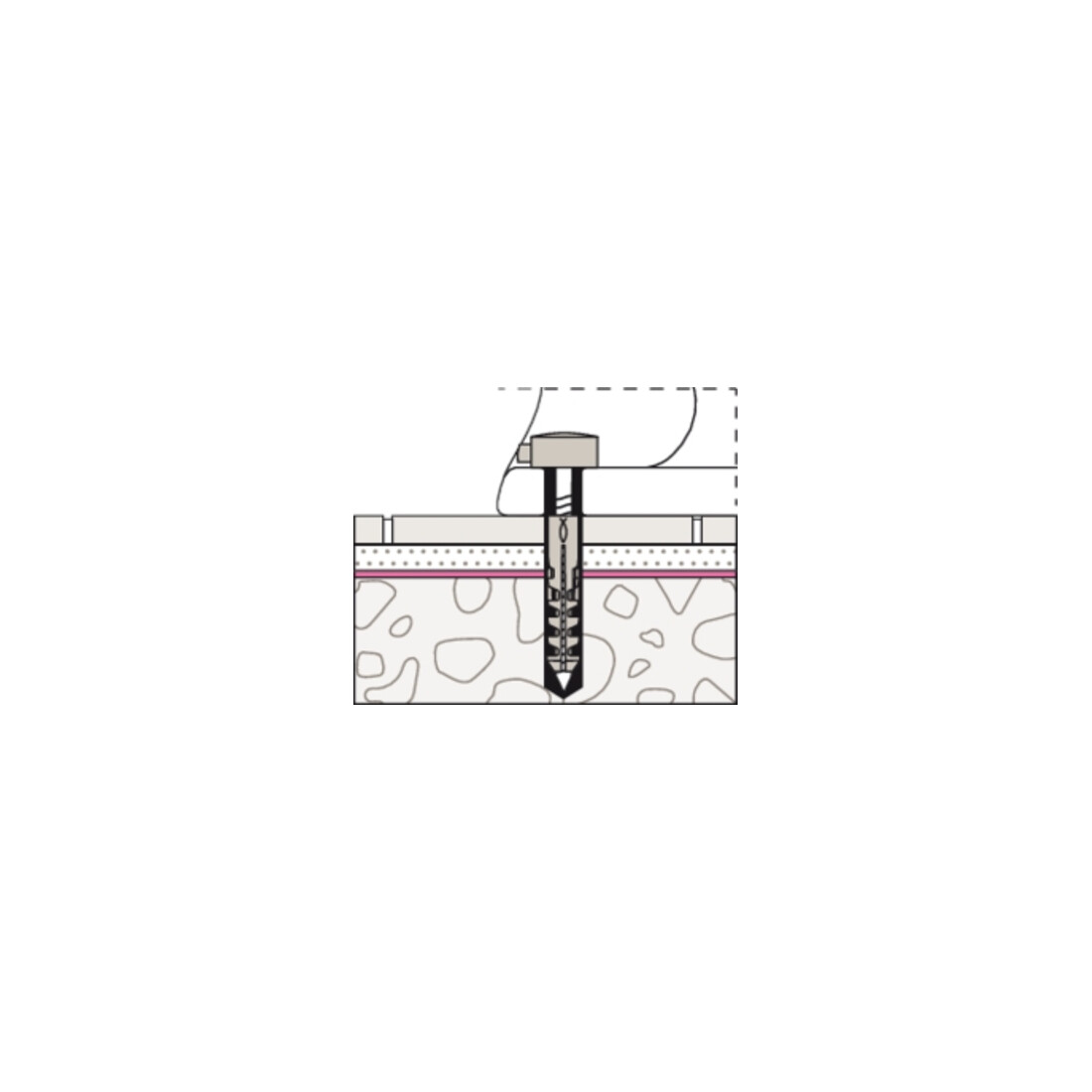 fischer WC en sanitairbevestiging S 8 D 70 WCR