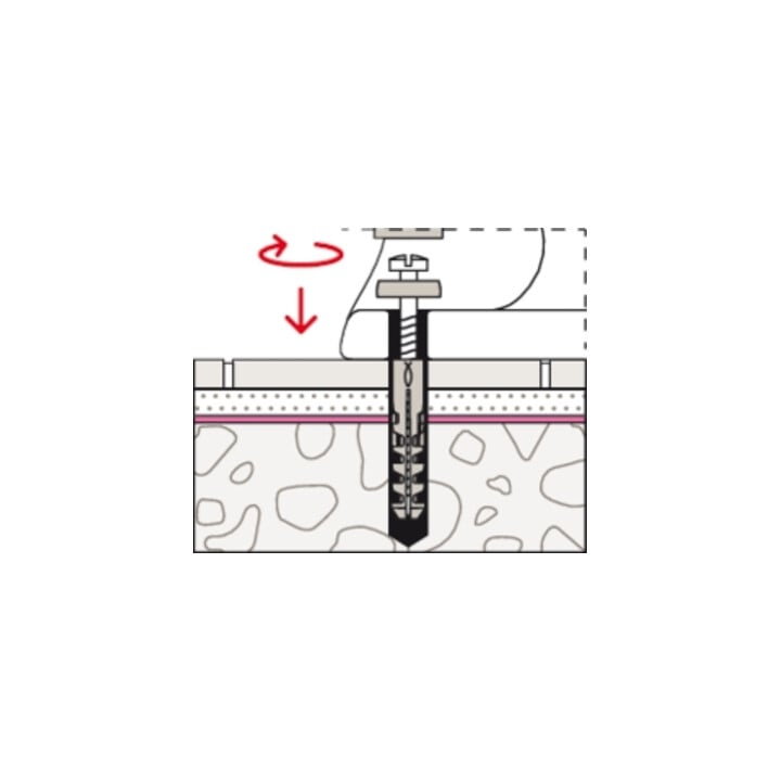 fischer WC en sanitairbevestiging S 8 D 70 WCR