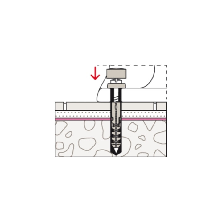 fischer WC en sanitairbevestiging S 8 D 70 WCR