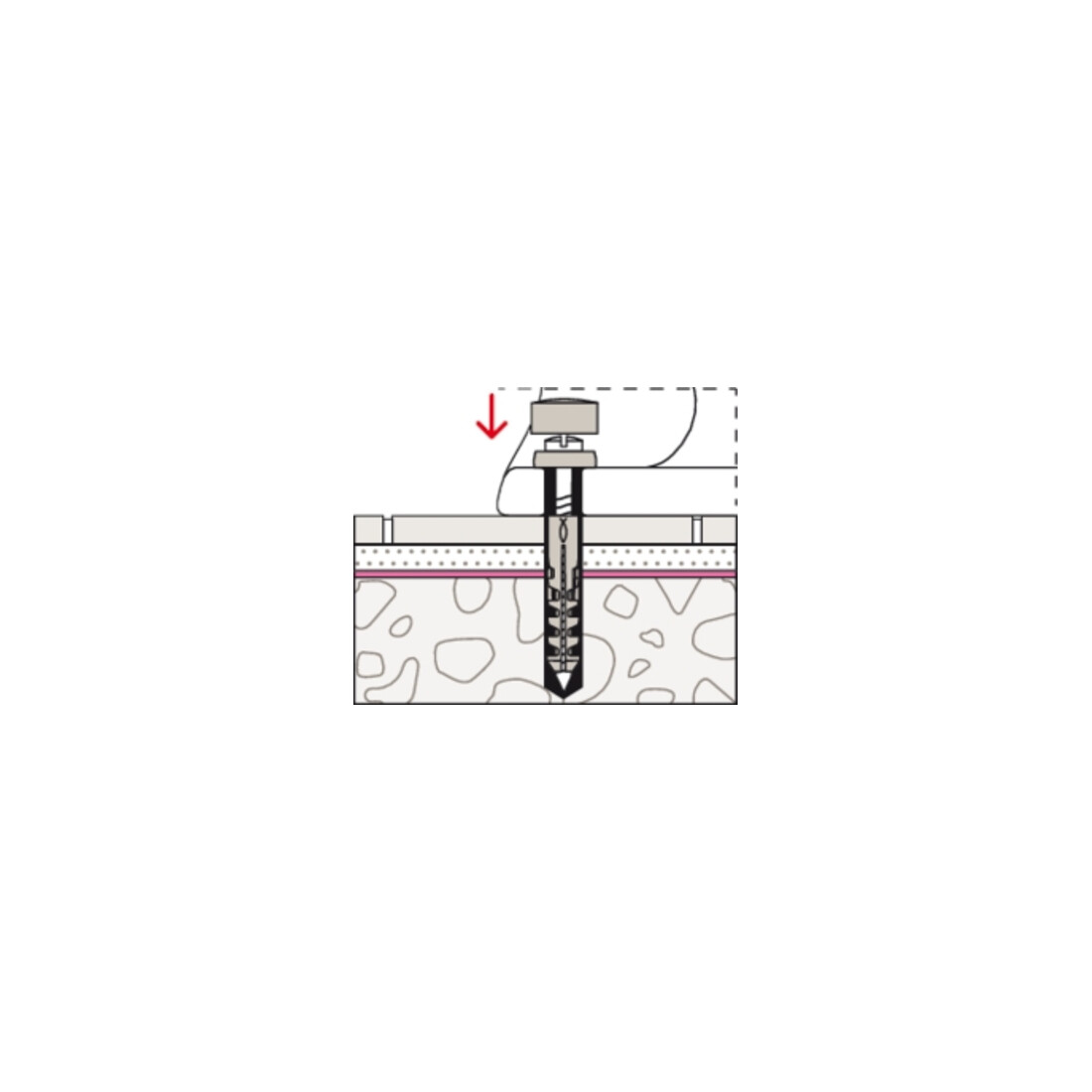 fischer WC en sanitairbevestiging S 8 D 70 WCR
